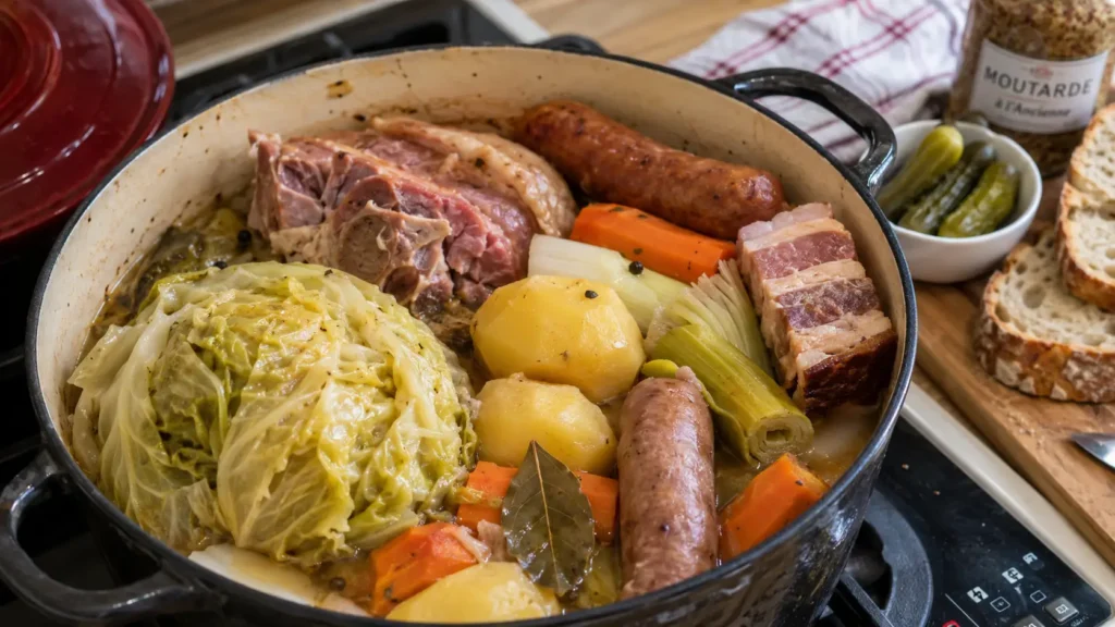 Potée auvergnate au chou (potée de chou traditionnelle) - Facile fait maison
