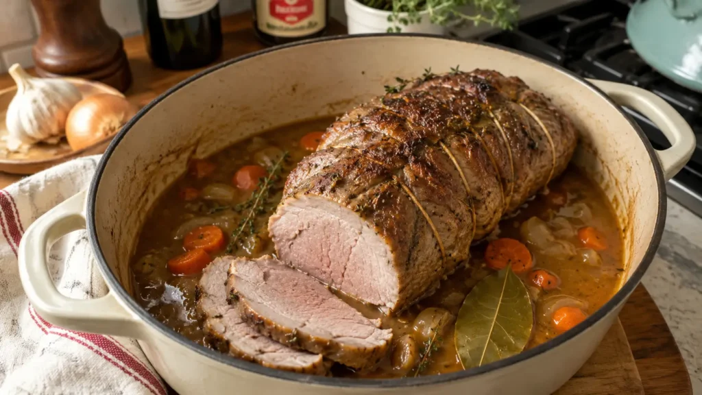 Rôti de veau en cocotte - Facile fait maison
