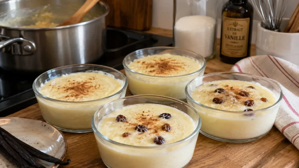 Semoule au lait a la vanille - Facile fait maison