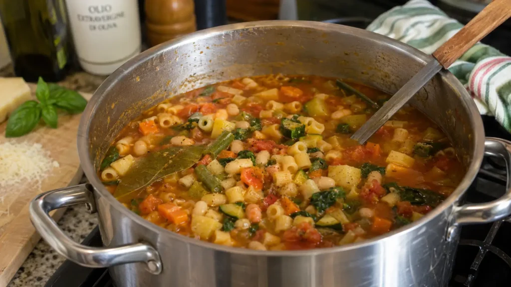 Soupe minestrone - Facile fait maison