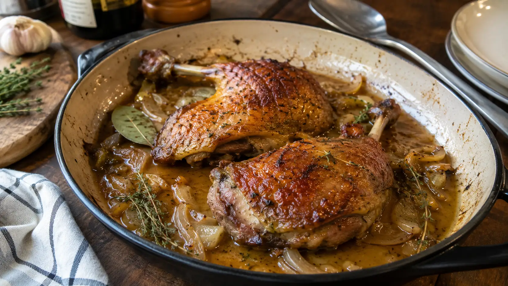 recette cuisse de canard au four - Facile fait maison
