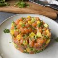 Tartare de saumon avocat mangue - Facile fait maison