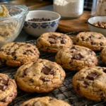 Cookies moelleux et gonflés aux pépites de chocolat - Facile fait maison