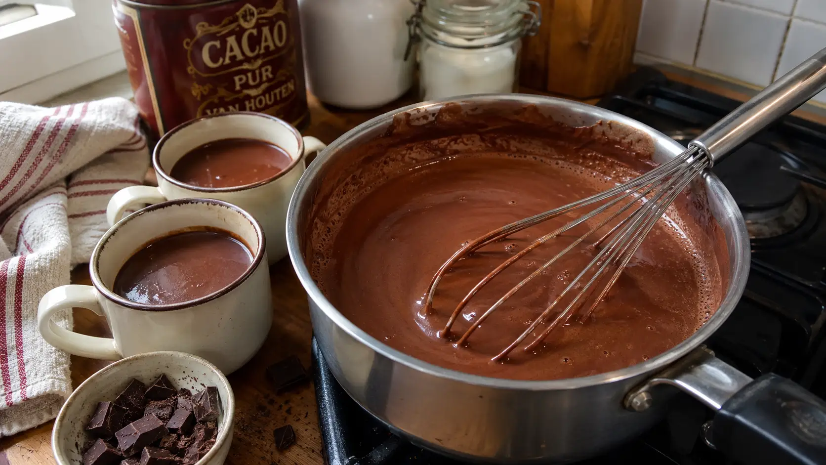 Recette chocolat chaud - Facile fait maison