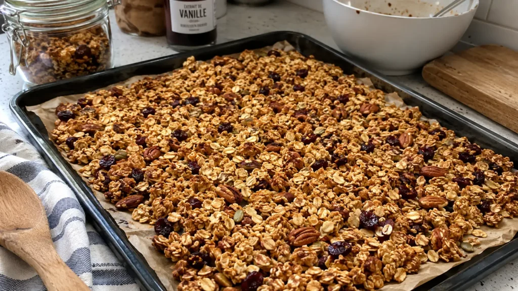 Recette granola maison croustillant (base healthy)