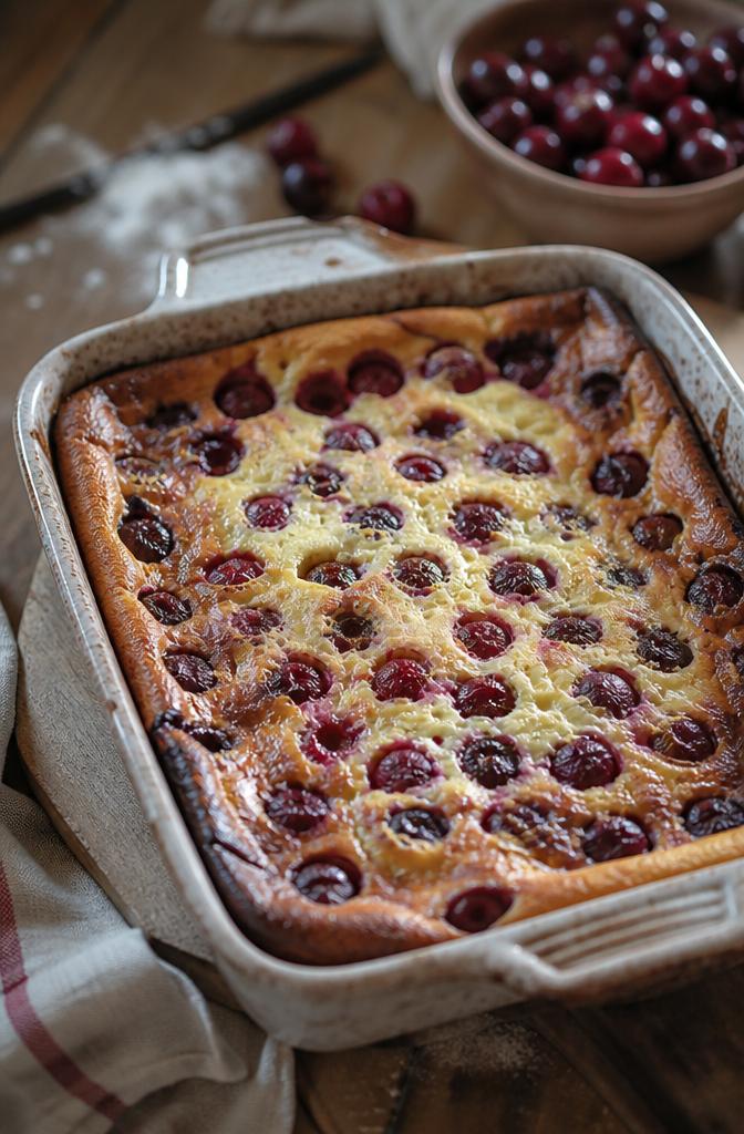 Clafoutis aux cerises - Facile fait maison
