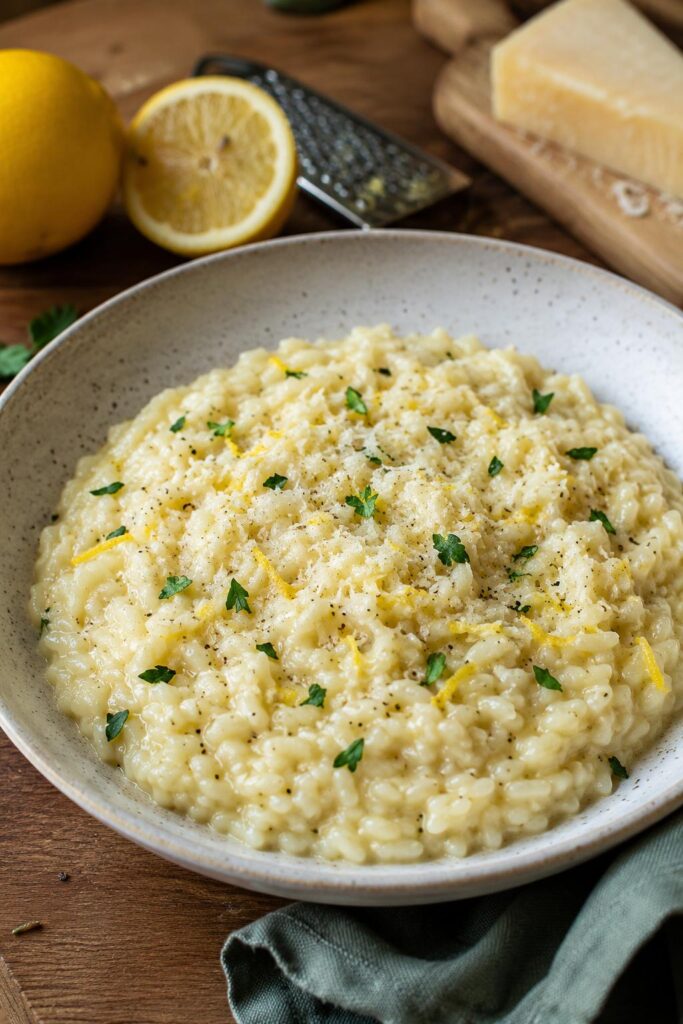 Risotto citron parmesan - Facile fait maison