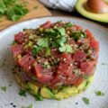 Tartare de thon à l’avocat - Facile fait maison