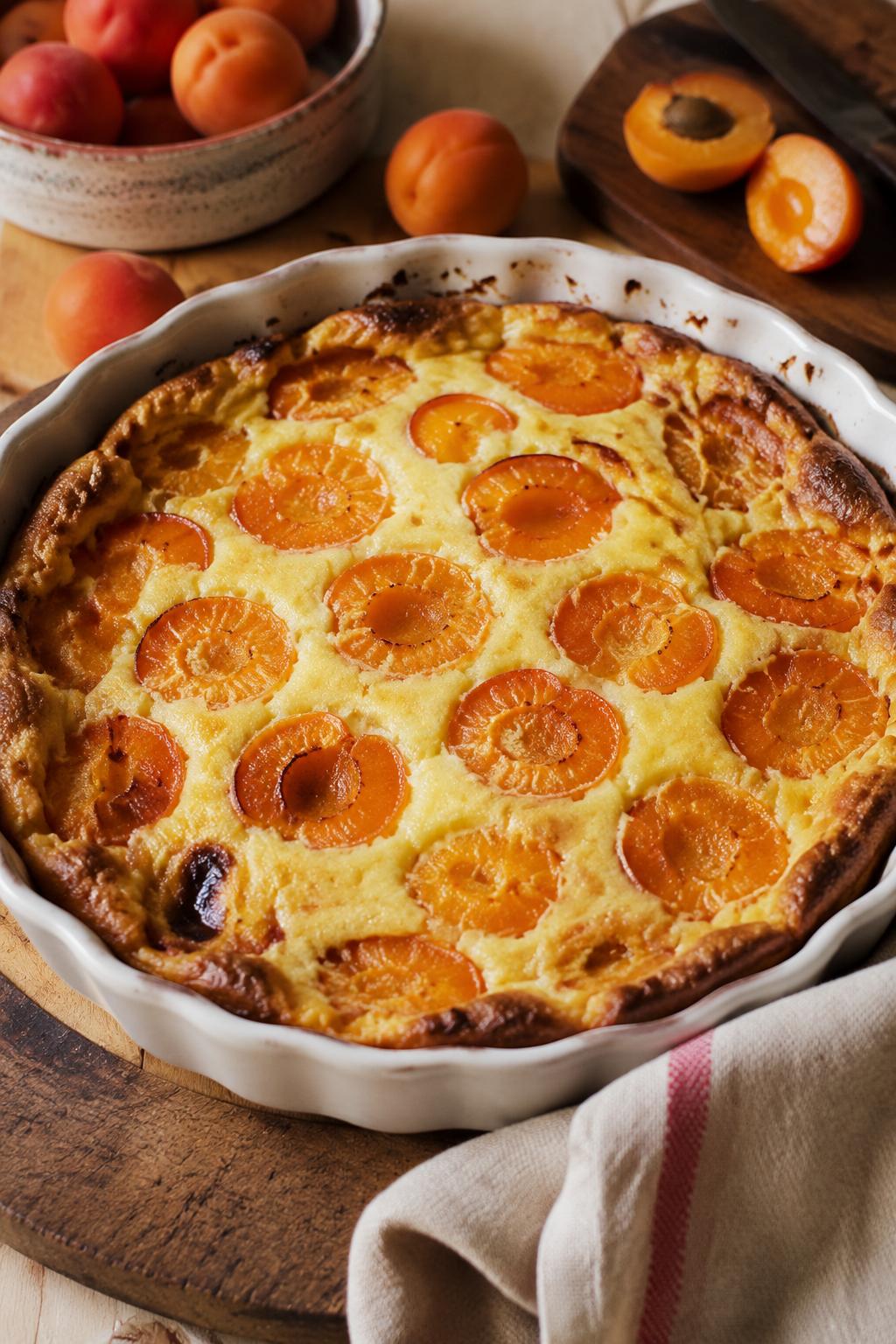 Clafoutis aux abricots - Facile fait maison