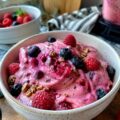Frozen yogurt aux fruits rouges - Facile fait maison