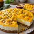 Cheesecake mangue passion sans cuisson - Facile fait maison
