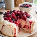 Vacherin glacé aux fruits rouges - Facile fait maison
