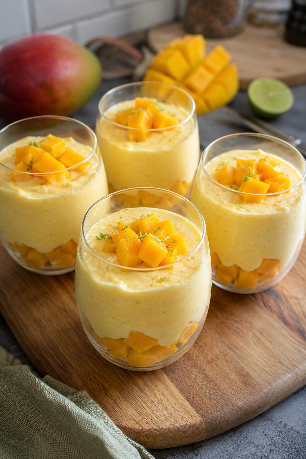Mousse à la mangue - Facile fait maison