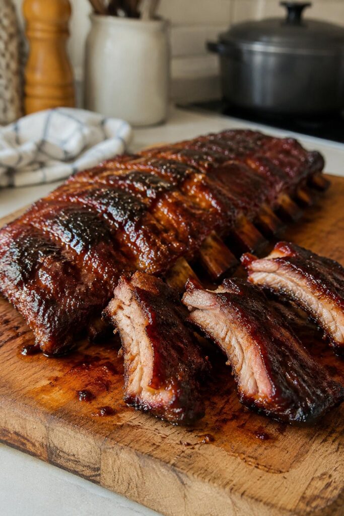 Ribs caramélisés au barbecue - Facile fait maison