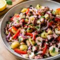 Salade de poulpe méditerranéenne - Facile fait maison