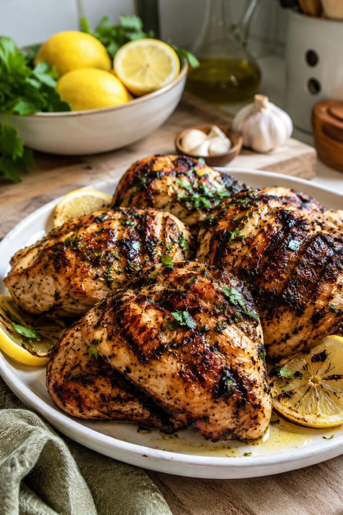 Poulet grillé à la méditerranéenne - Facile fait maison