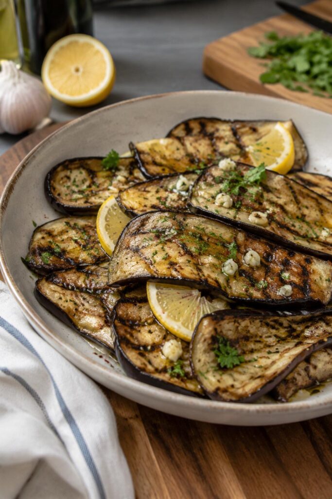 Aubergines grillées à la méditerranéenne - Facile fait maison