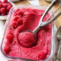 Sorbet framboise maison - Facile fait maison