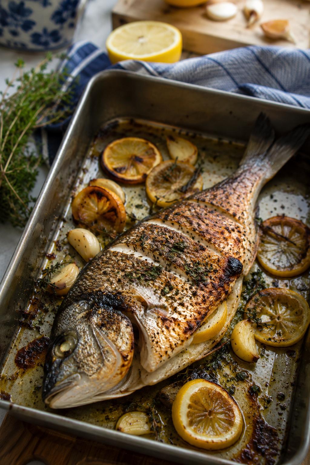 Dorade grillée au four - Facile fait maison