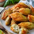 Fleurs de courgettes farcies - Facile fait maison