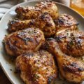 Poulet grillé au miel et moutarde - Facile fait maison