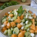 Salade de melon concombre menthe - Facile fait maison