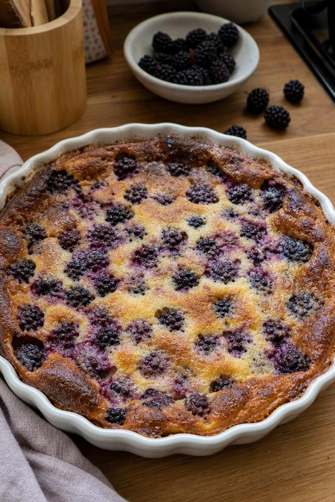 Clafoutis aux mûres - Facile fait maison
