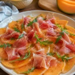Carpaccio de melon au jambon cru - Facile fait maison