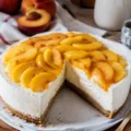 Cheesecake pêche sans cuisson - Facile fait maison