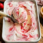 Crème glacée vanille fraise - Facile fait maison