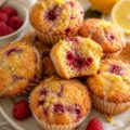 Muffins citron framboise - Facile fait maison