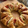 Couronne feuilletée tomate mozzarella - Facile fait maison