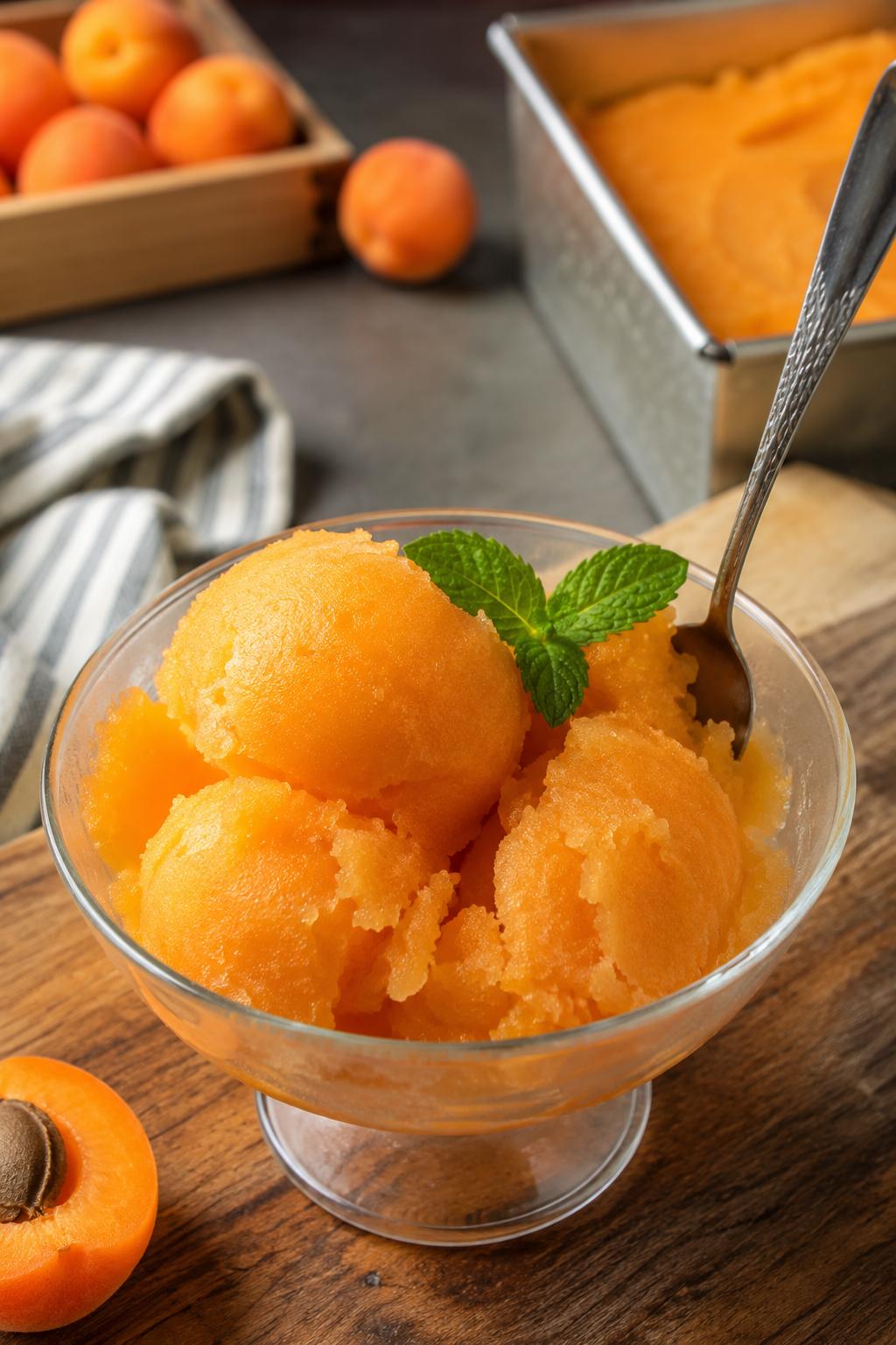 Sorbet abricot maison - Facile fait maison