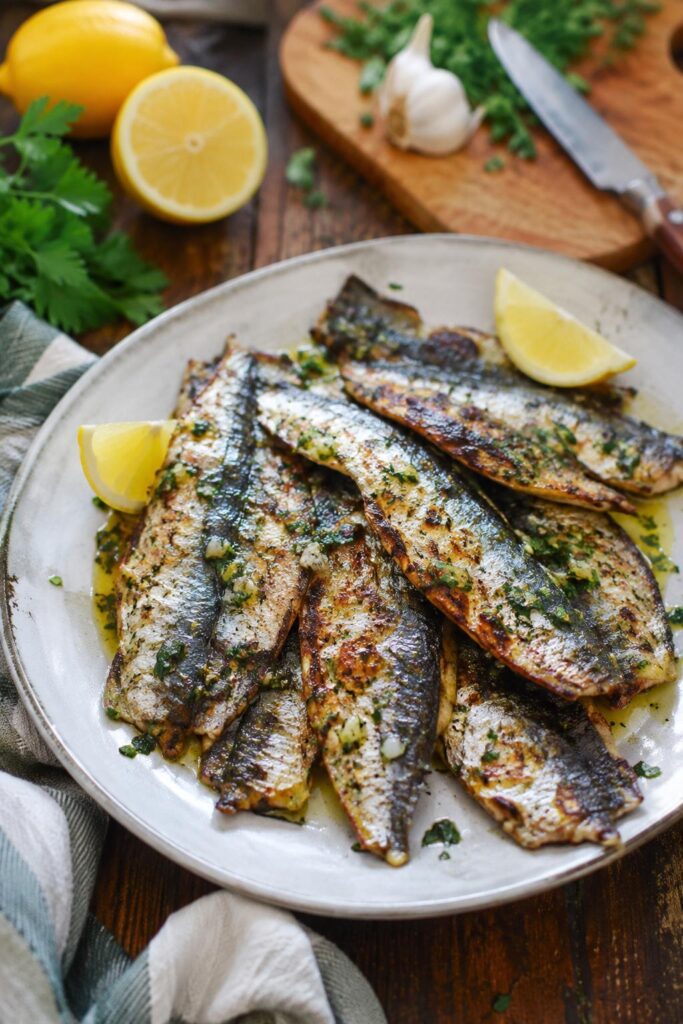 Filets de sardines grillées - Facile fait maison
