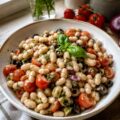 Salade de haricots blancs à la provençale - Facile fait maison
