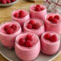 Mousse légère aux framboises - Facile fait maison