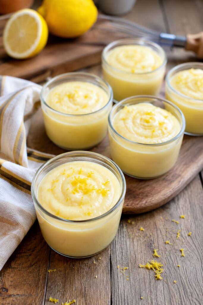Crème dessert au citron - Facile fait maison