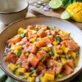 Ceviche de saumon à la mangue - Facile fait maison