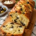 Cake aux olives et feta - Facile fait maison