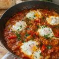 Chakchouka aux poivrons et tomates - Facile fait maison