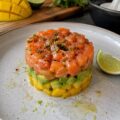 Tartare de saumon avocat mangue - Facile fait maison
