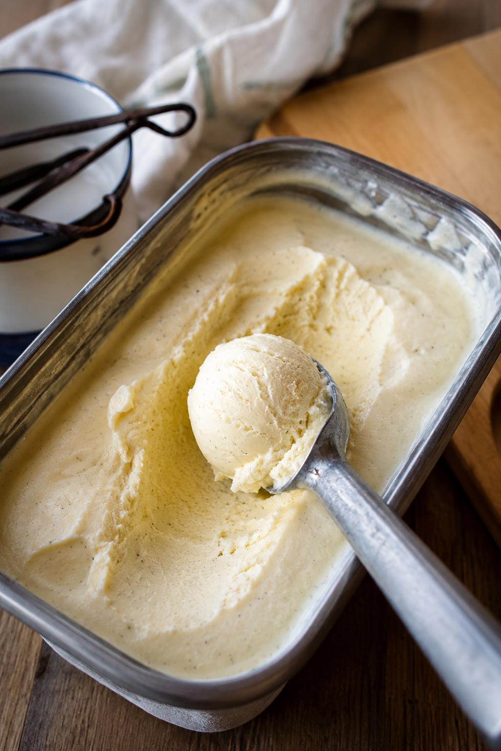 Glace à la vanille maison - Facile fait maison