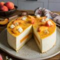Entremets pêche vanille - Facile fait maison