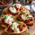 Bruschetta tomates confites burrata - Facile fait maison