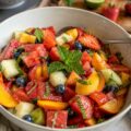 Salade de fruits d’été à la menthe - Facile fait maison