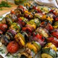 Brochettes de légumes grillés - Facile fait maison
