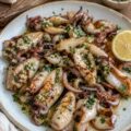 Encornets grillés persillade - Facile fait maison