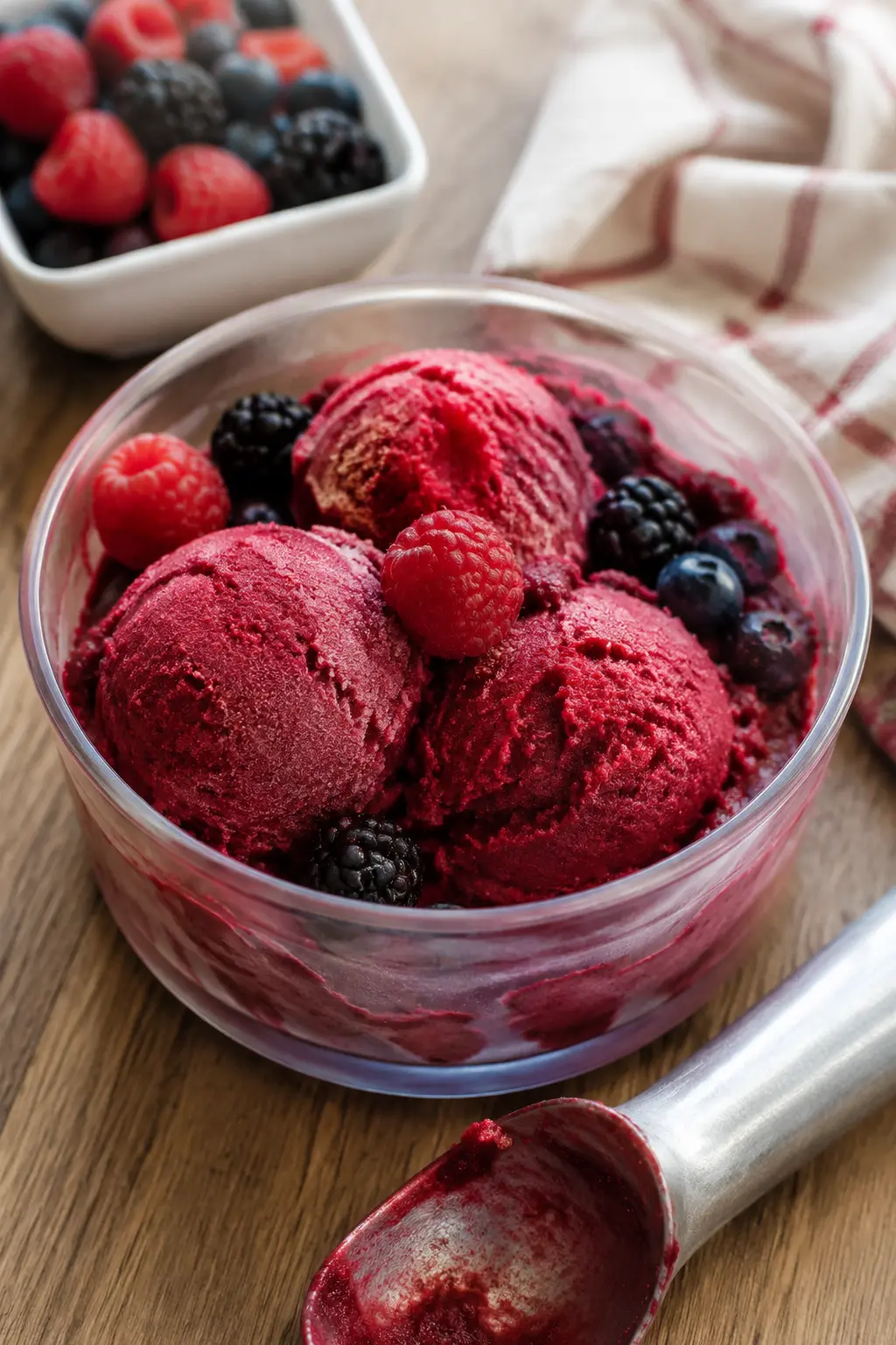 Sorbet fruits rouges maison - Facile fait maison