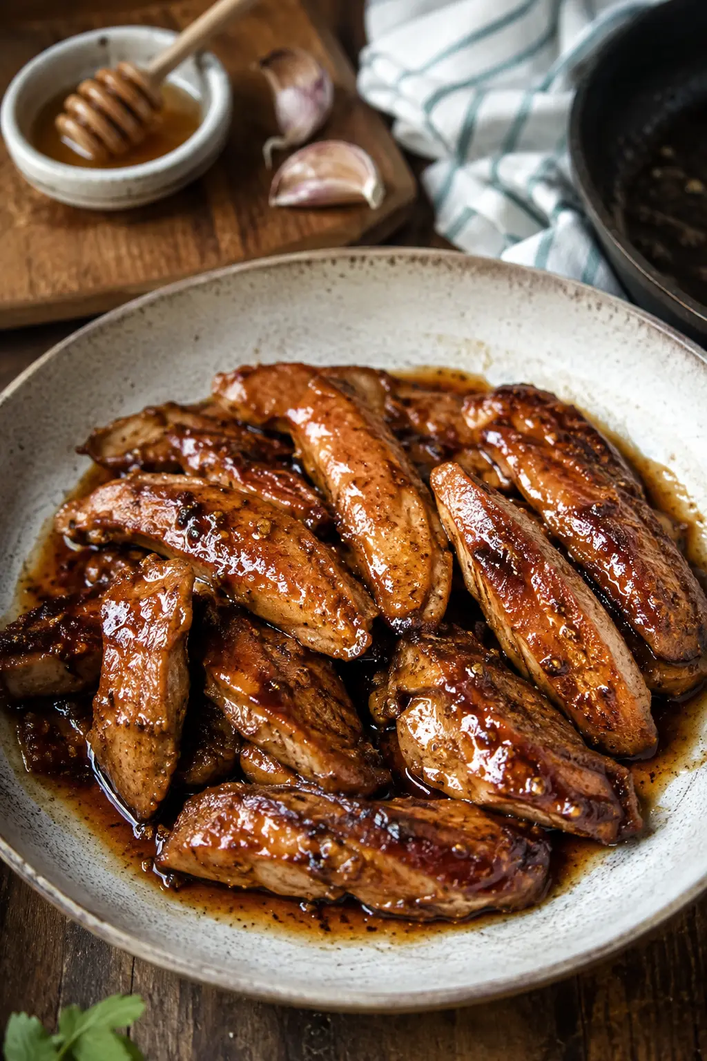 Aiguillettes de canard au miel - Facile fait maison