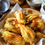 Beignets de fleurs de courgette croustillants - Facile fait maison